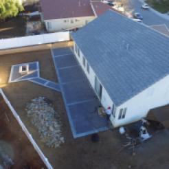 Aerial View - Back Patio Remodel